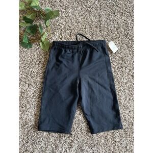 Vintage Spettro PowerFit Biker Shorts Made in USA Women M Black Athleisure